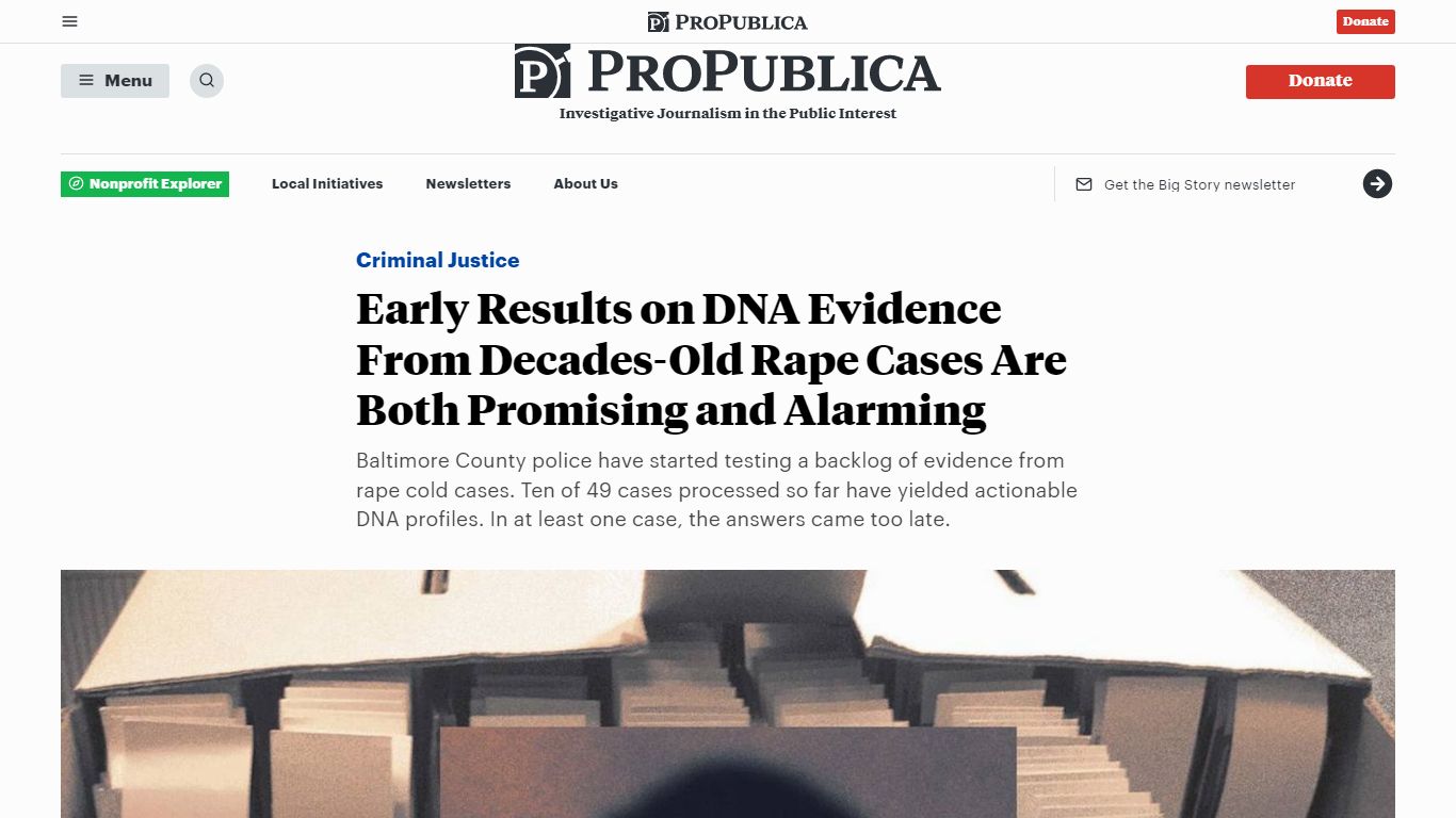 Early Results on DNA Evidence From Decades-Old Rape Cases Are Both ...